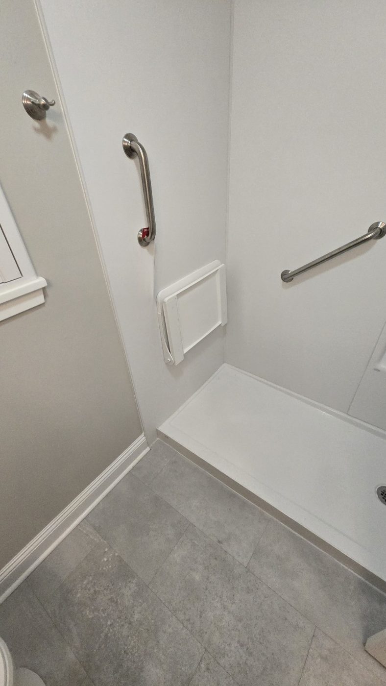Finished shower renovation